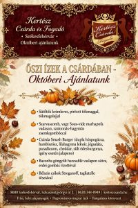 Chef ajánlat a Kertész Csárdában